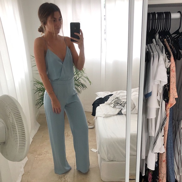 powder blue playsuit